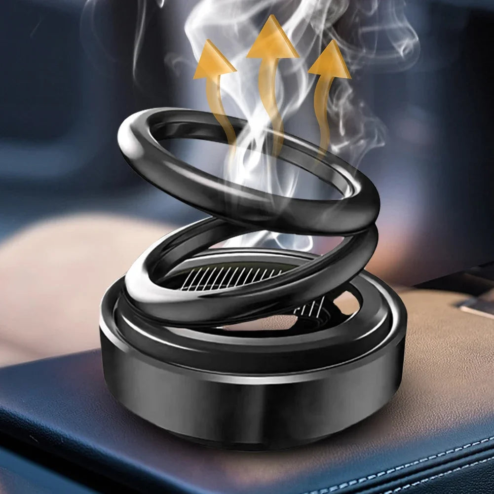 Portable Kinetic Mini Heater Car Air Freshener Solar Powered Kinetic Molecular Heater Air Purifier Diffuser Fast Heating