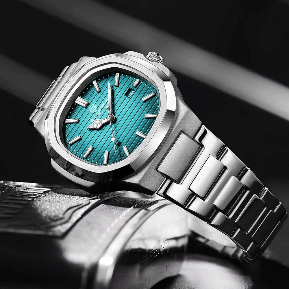 New Men's Chronograph Quartz Business Watch