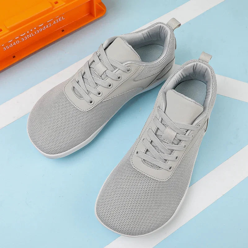 Unisex Wider Shoes Breathable Mesh Men Barefoot Wide-toed Shoes New Flats Soft Zero Drop Sole Wider Toe Sneakes Big Size 36-47