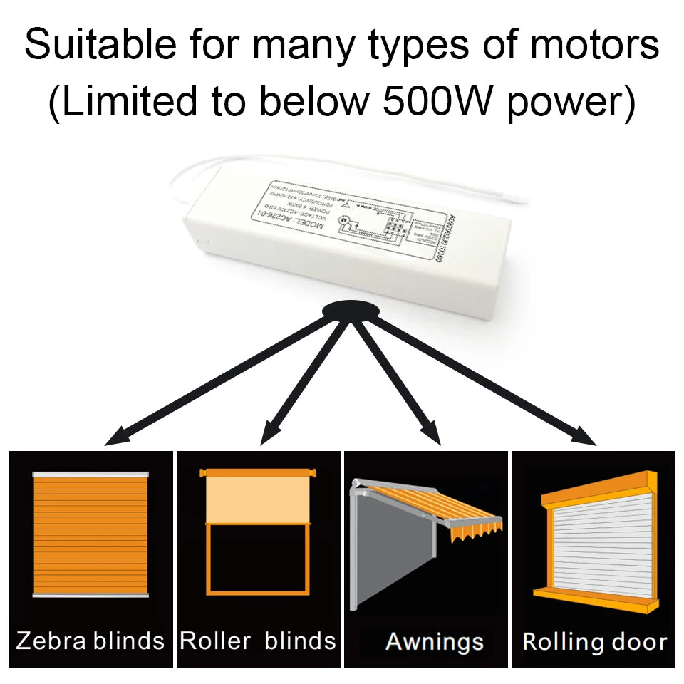 Original A-OK Universal Remote Control Smart Home Assistant Mini RF Switch Wireless Emitter Receiver For Motorized Blinds Motor