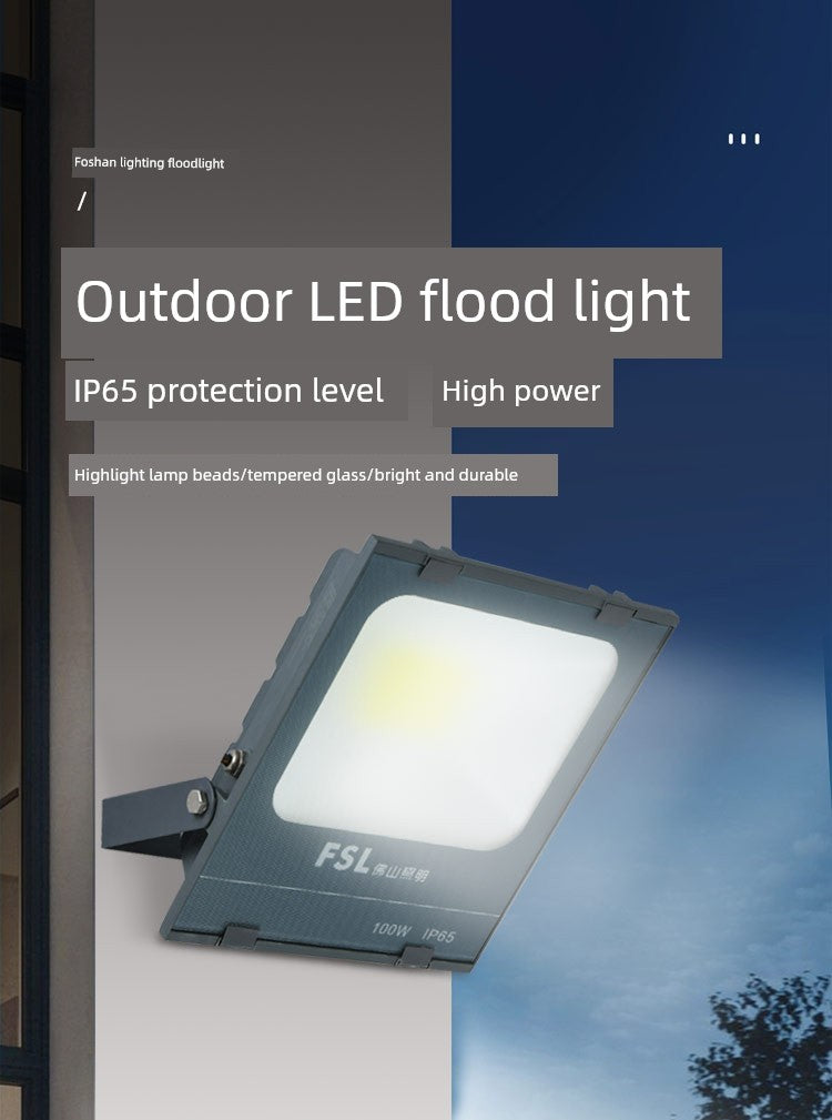 LED Lighting Workshop Floodlight Super Bright Waterproof Outdoor