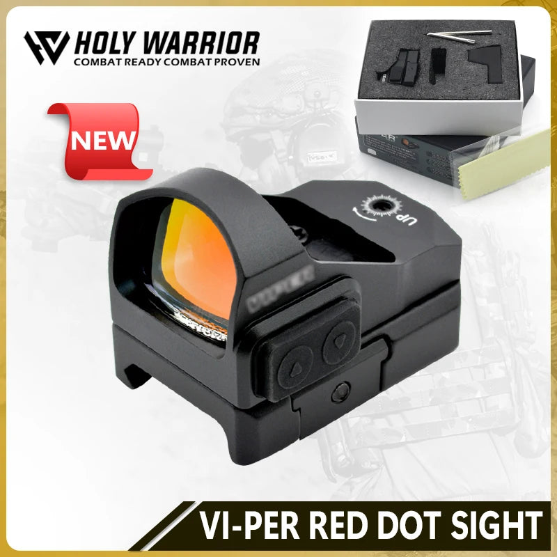 Tactical VPER 3MOA Red Dot Reflex Sight with Full Original Markings for Rifle and Pistol Hunting Airsoft Mil Spec