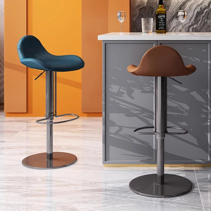 Office Home Bar Stools High Modern Design Banquet Minimalist Chairs Modern Metal Counter Taburetes De Bar Salon Furniture TD50DC