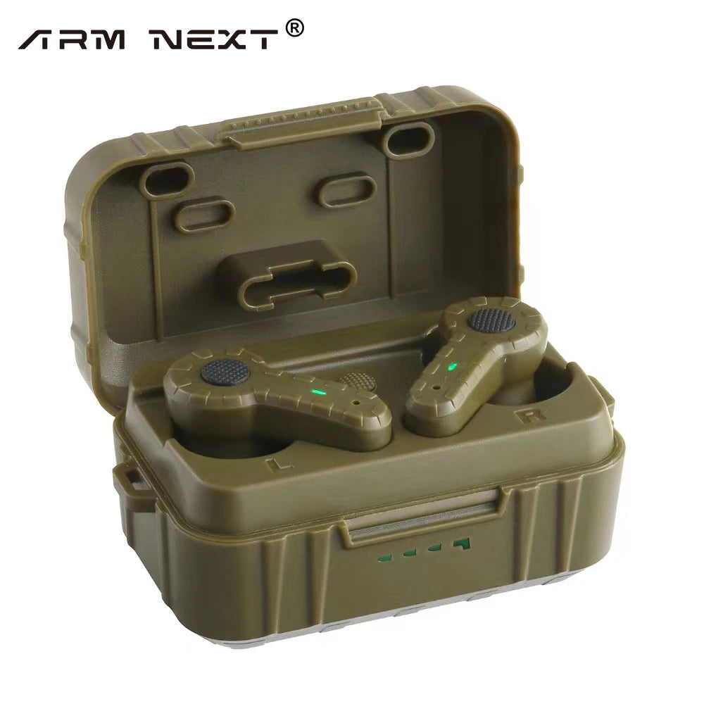 ARM NEXT Tactical Bluetooth Earplugs Electronic Shooting Noise-Proof Earbuds/Noise-Cancelling Hearing Protection Earmuff