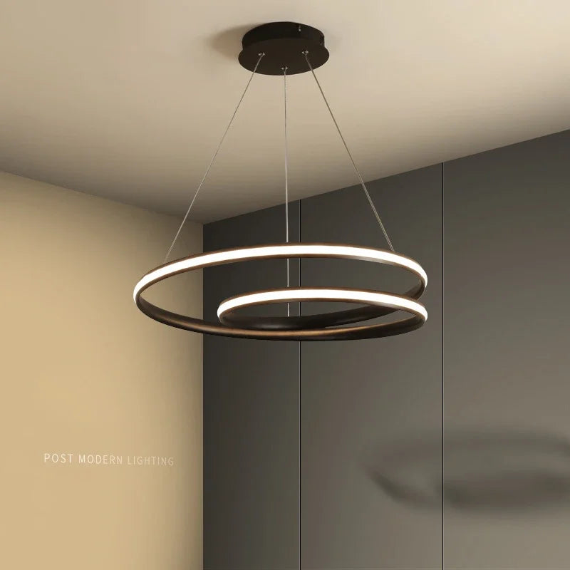 Modern led new simple ceiling chandelier living room bedroom dining room Nordic Chandelier