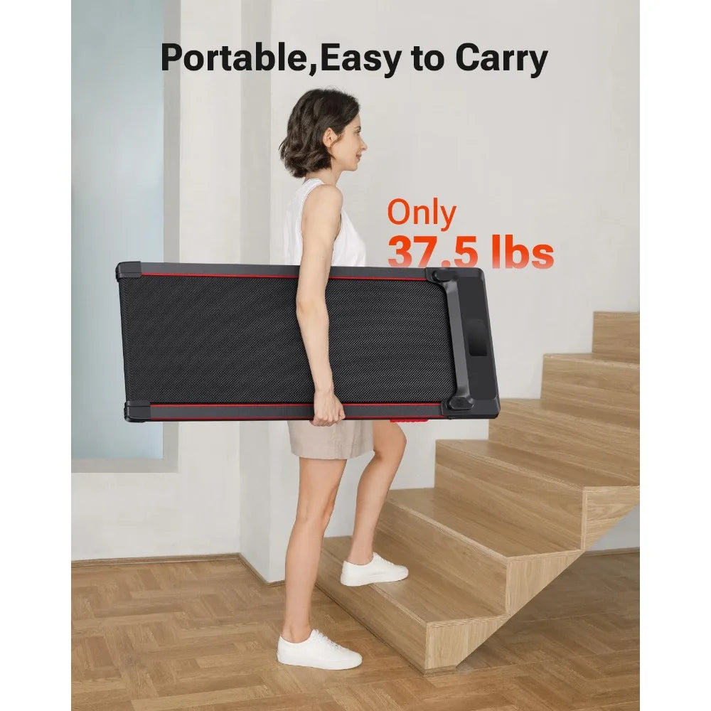 Walking Pad, Under Desk Treadmill, Portable Treadmills for Home/Office, Walking Pad Treadmill with Remote Control, LED Display