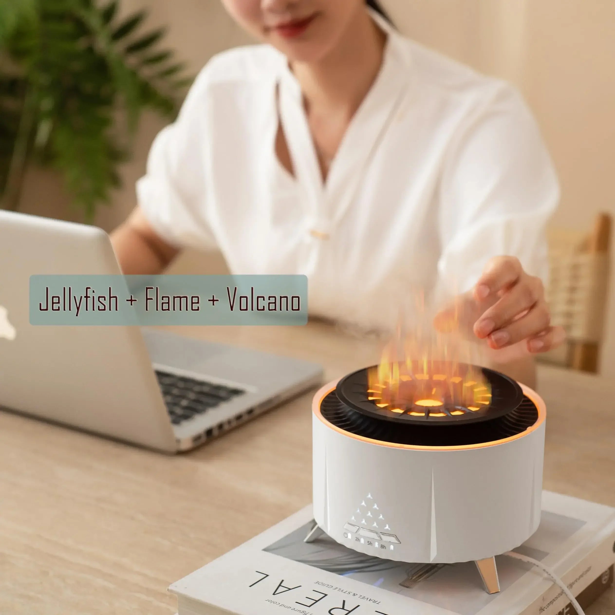 Diffusers for Essential Oils Large Room Cool-Looking Jellyfish Mist 350ml Aromatherapy Diffuser for Home Bedroom Dropshipping