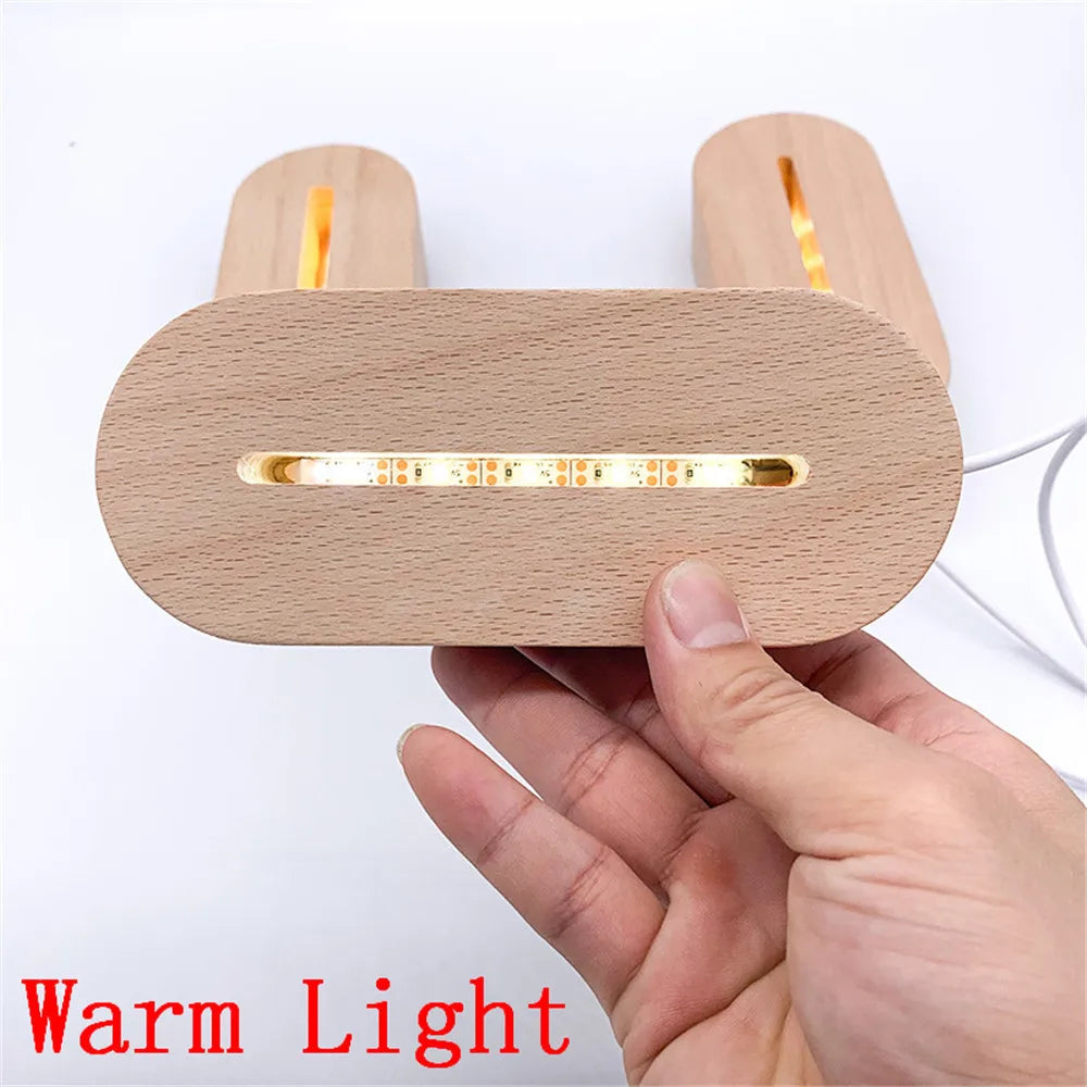 Romantic Love 3D Acrylic Led Lamp for Home Children's Night Light Table Lamp Christmas Party Decor Valentine's Day Bedside Lamp