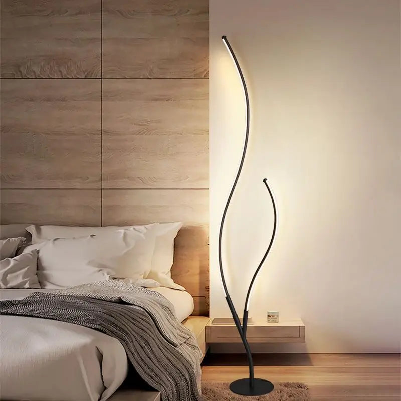 Modern LED Creative Branches Modeling Floor Lamp For Living Room Bedroom Indoor Home Decoration Fashion Light Luster Fixtures