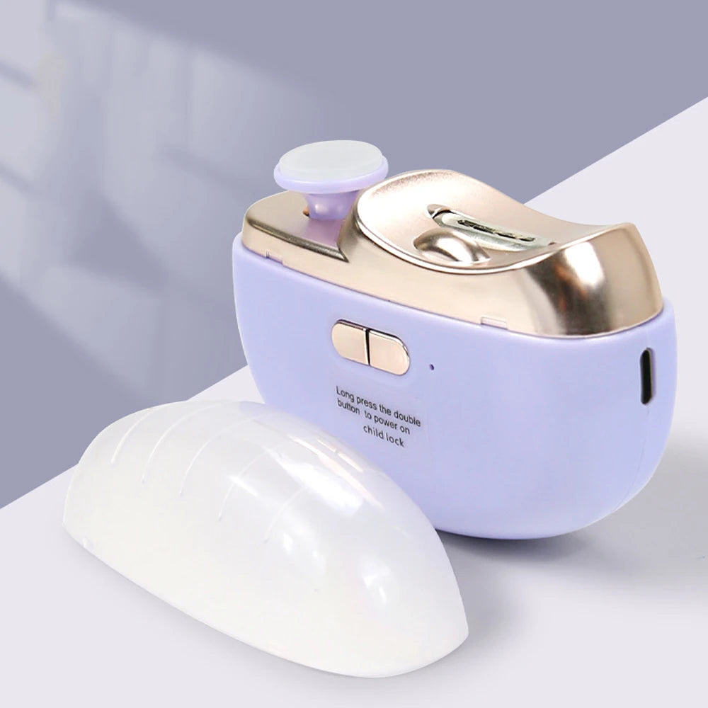 Electric Nail Care Tool with Precision Trimming, Polishing, and Multi-Attachment Design