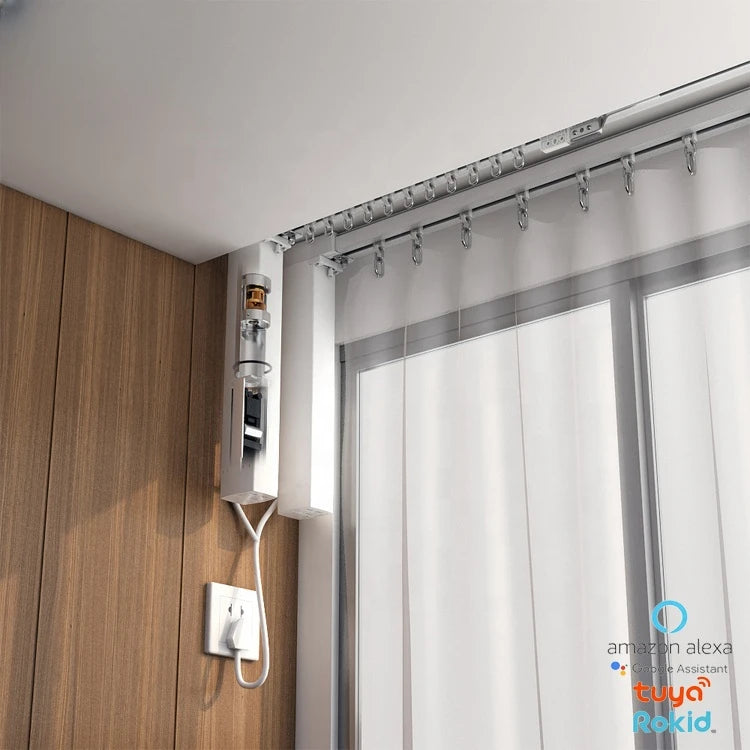 Upgrade Automatic Curtain rob with wifi curtain control system for smart home blinds automation motor