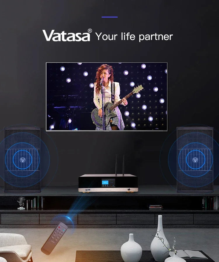 VATASA High Performance 400w 12-inch multi-fuction home theater speakers system