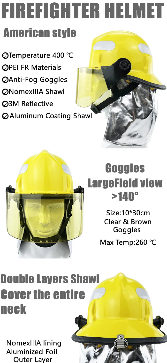 Professional Production Fire Fighting Helmet Rescue Fireman Helmet Fire Fighting Supplies For Sale