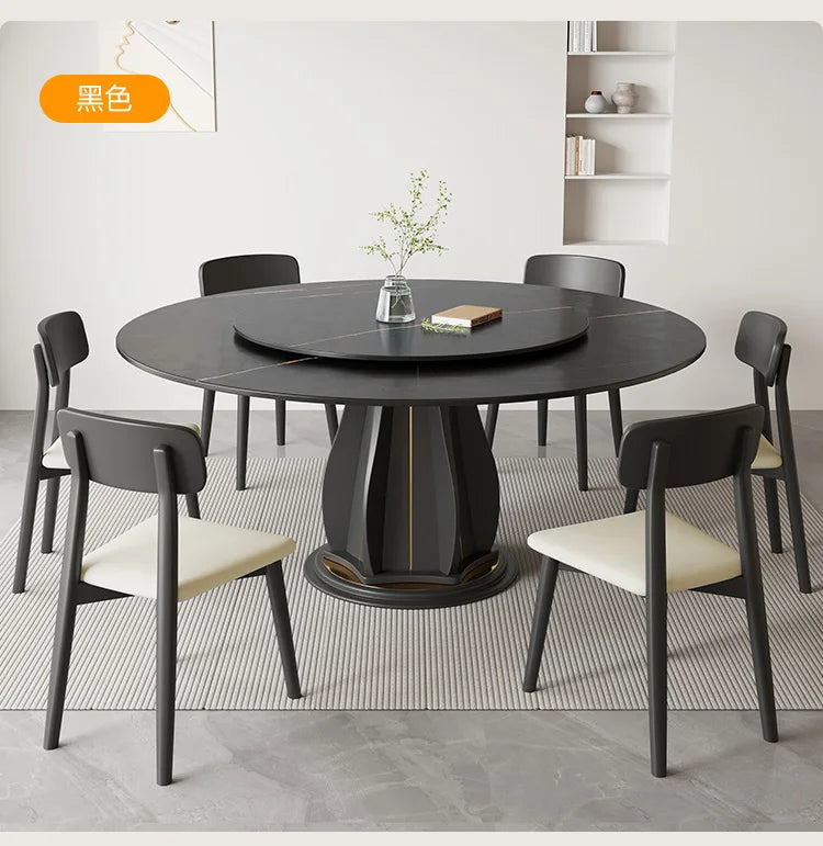 Luxury Modern Dining Tables White Round Balcony Design Center Table Minimalist Nordic Mesas De Jantar Kitchen Furniture HD50CZ