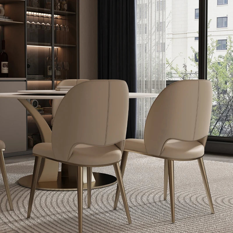 Vanity Nordic Dining Room Chairs Accent Luxury Party Modern Desk Chairs Kitchen Hotel Sillas Para Comedor Furniture XR50CY