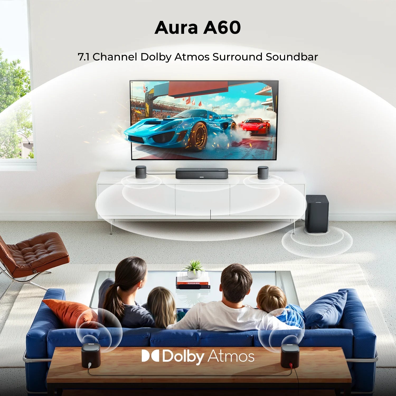 7.1 Channel Dolby Atmos Surround Sound System