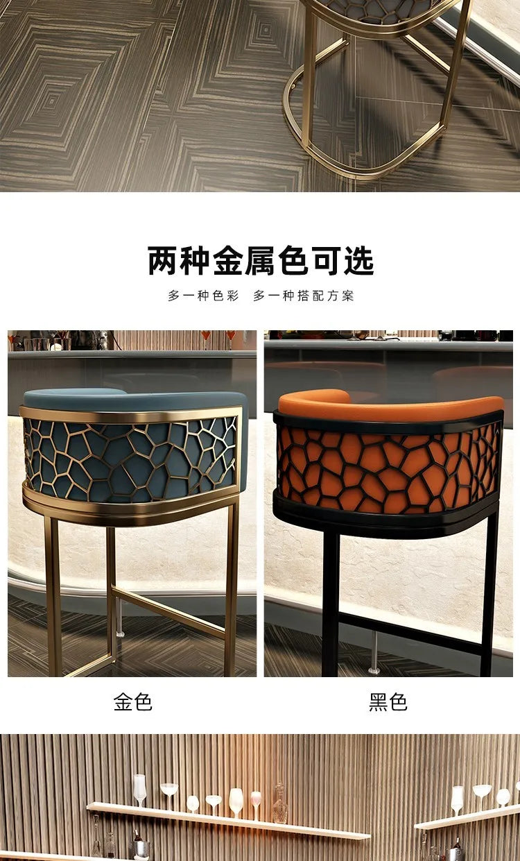 Reception Desks Bar Stools Dining Luxury Minimalist Counter Garden Manicure High Modern Taburetes De Bar Furnitures TD50DC