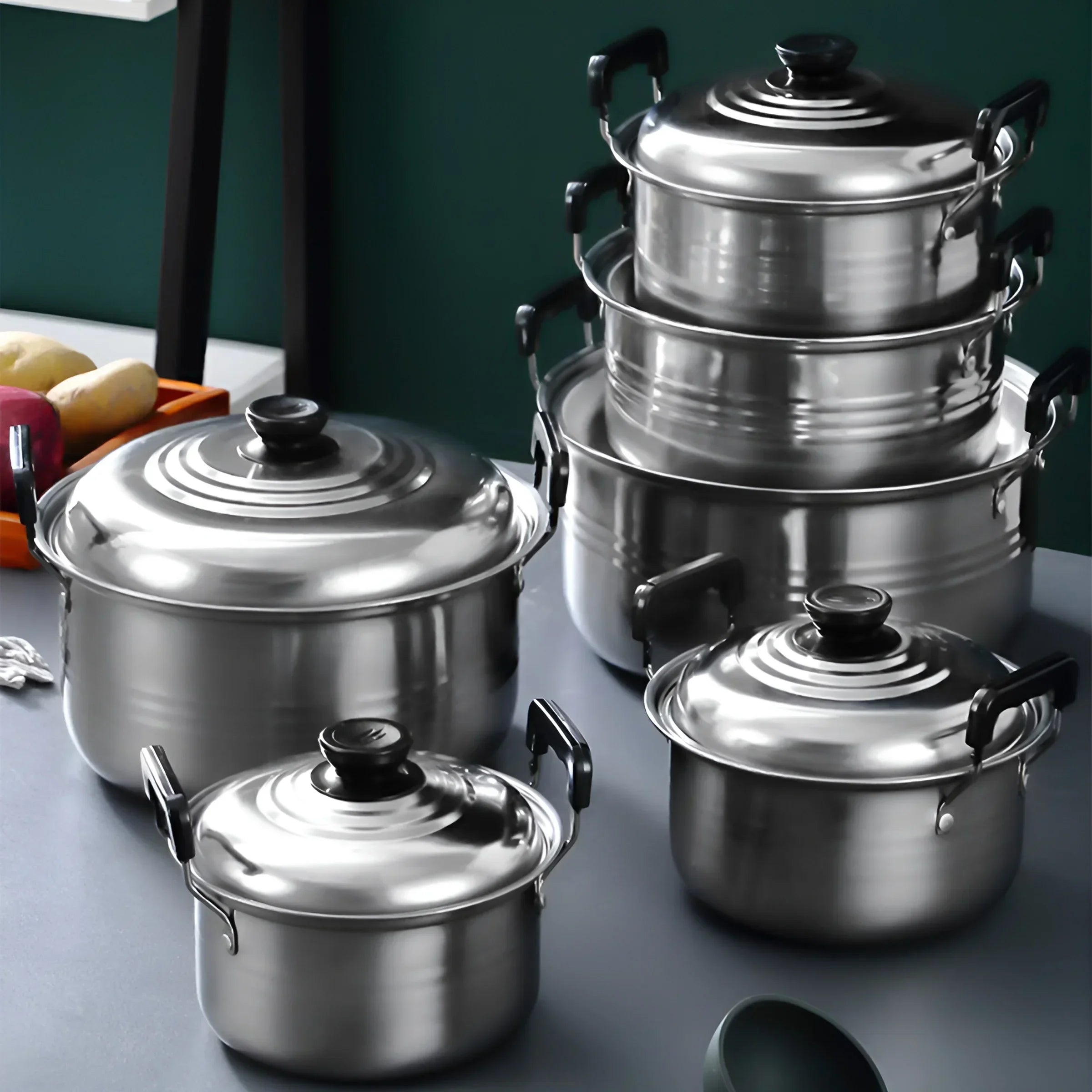 Premium Stainless Steel Soup & Stock Pot – Durable & Versatile Cooking Essential