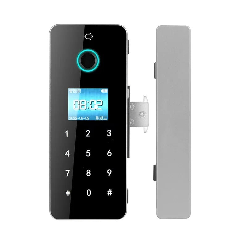 automatic biometric lock rfid IC card TUYA and Wifi APP combination home security fingerprint lock