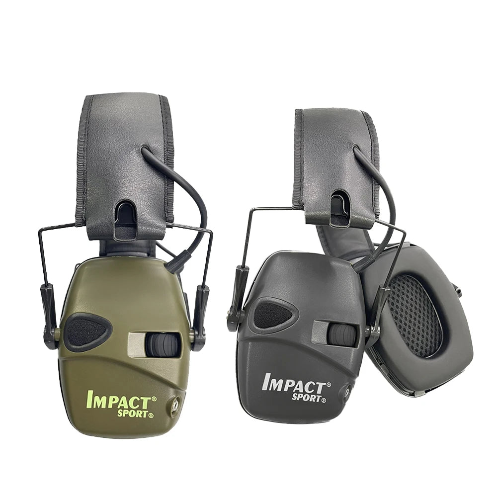 New Impact Sport Tactical Headset Shooting Hunting Ear protector  Headphones Sound Amplification Electronic Noise Damper