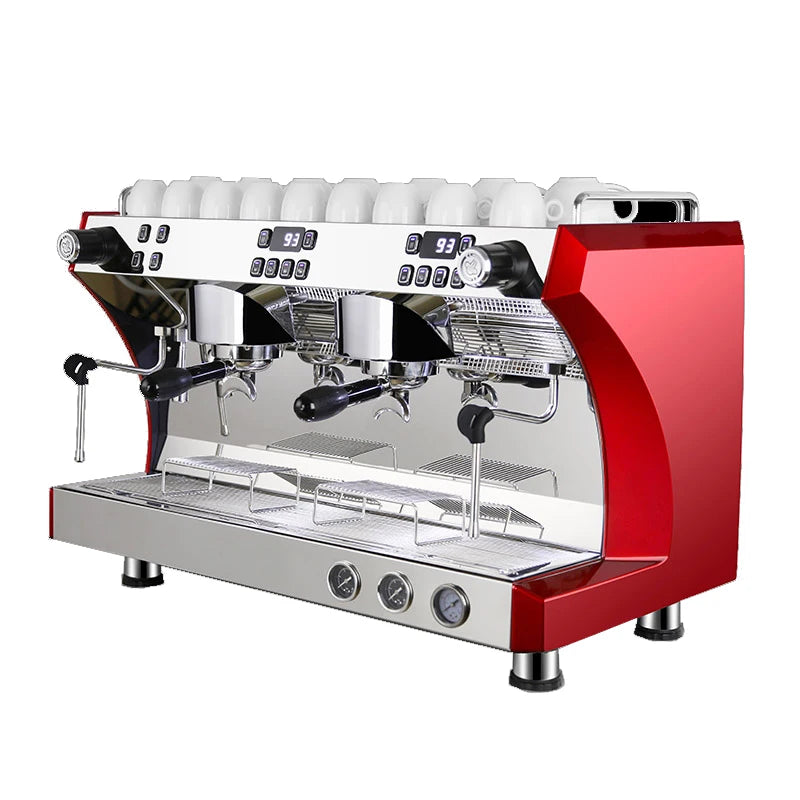 Barista china luxury professional coffee machine stainless steel italian coffee maker electric