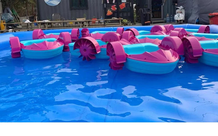 Children's hand rocking boats, hand rocking boats, inflatable water tanks, electric collision boats, water park toysoats