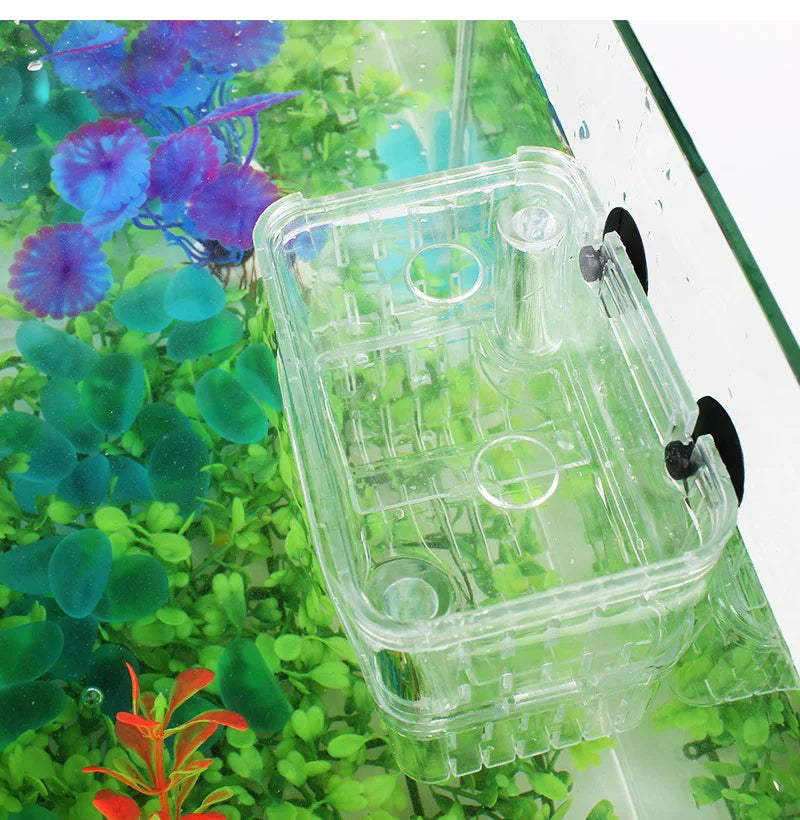 Multifunctional Fish Aquarium Fish Breeding Isolation Box High Clear Aquarium Breeder FishTank Double Guppies Hatching Incubator