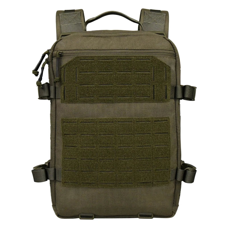 1000D Nylon Hunting Backpack Molle Plate Carrier Bag Light Weight Hiking Rucksack Compatible with Vest Sports Backpack