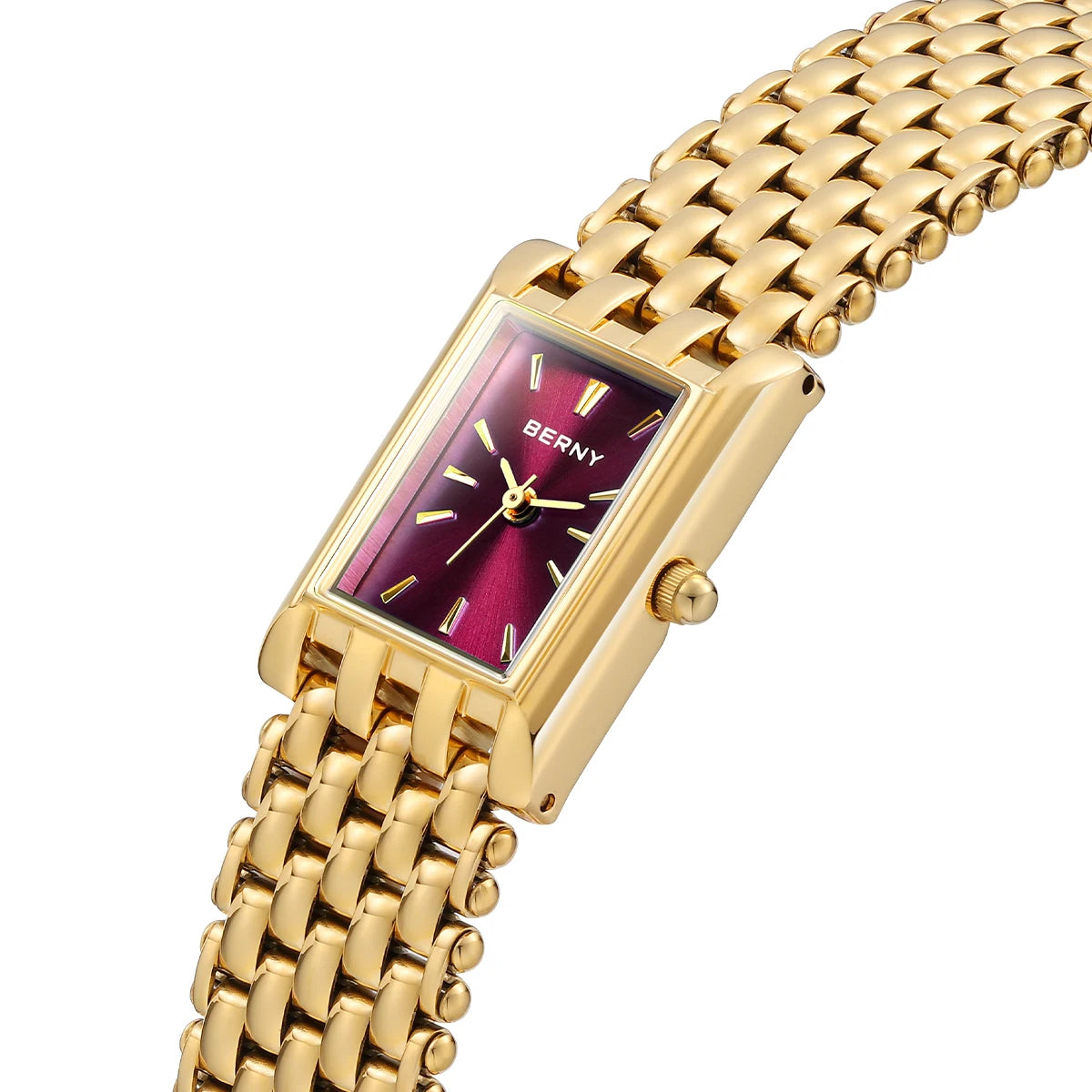 Elegant Square Quartz Wristwatch