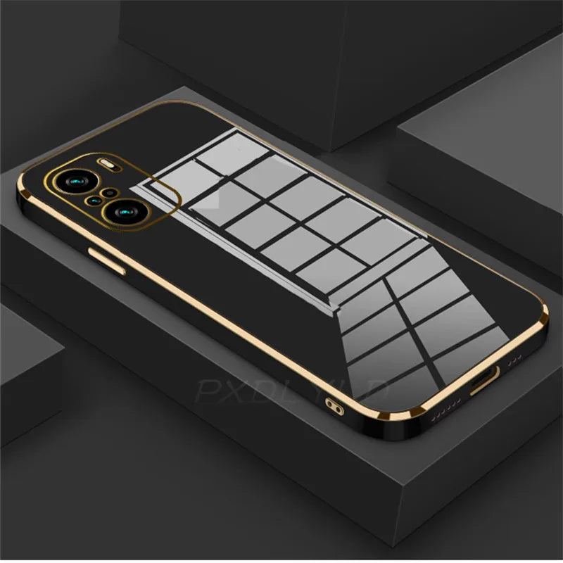 Luxury Glossy Plated Full Cover Phone Case for Oneplus 12 11 10 9 Pro 10T 11R 10R 9R 9RT 8T Soft Back Cases