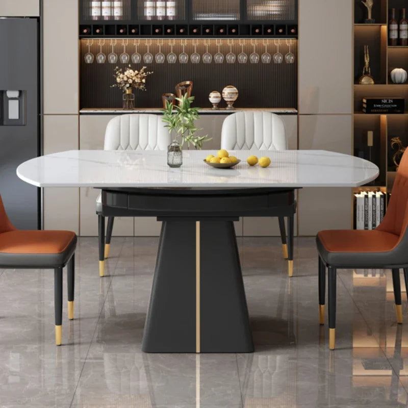 Nordic Design Dining Table Slate Modern Wine Bistro Living Room Table Receptionist Balcony Mesa Comedor Furnitures HD50CZ