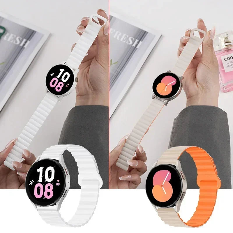 Silicone Replacement Watch Band – Compatible with Multiple Smartwatches