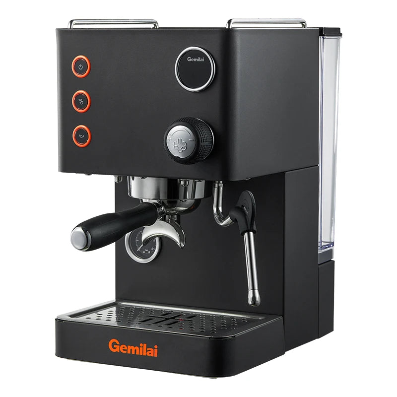 New CRM3007L Luxury 2 In 1 With Milk Frother Small Professional Latte Cappuccino Espresso Coffee Maker Machine