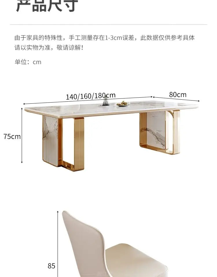 Modern Neat Dining Tables Kitchen Coffee Conference Living Room Center Table Multifunctional Mesas De Comedor Home Furniture