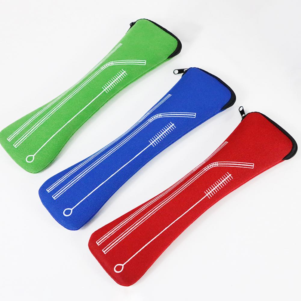 Premium Fork Spoon Bag  Stain-resistant Diving Material Dinnerware Bag  Tableware Spoon Fork Storage Pouch