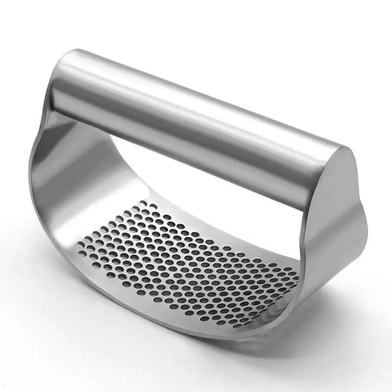 Stainless Steel Garlic Press – Effortless Garlic Mincing & Chopping Tool