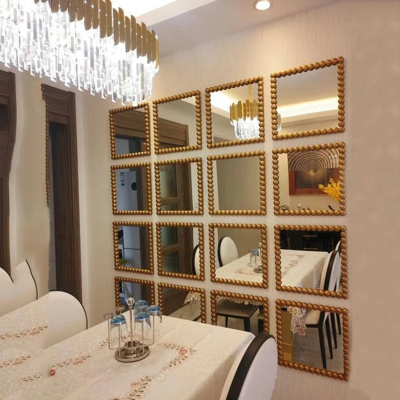 Compact Small Decorative Wall Mirrors Room Bathroom Nordic Infinity Mirror Shower Shaving Espelhos Decorativos Home DecorationBC