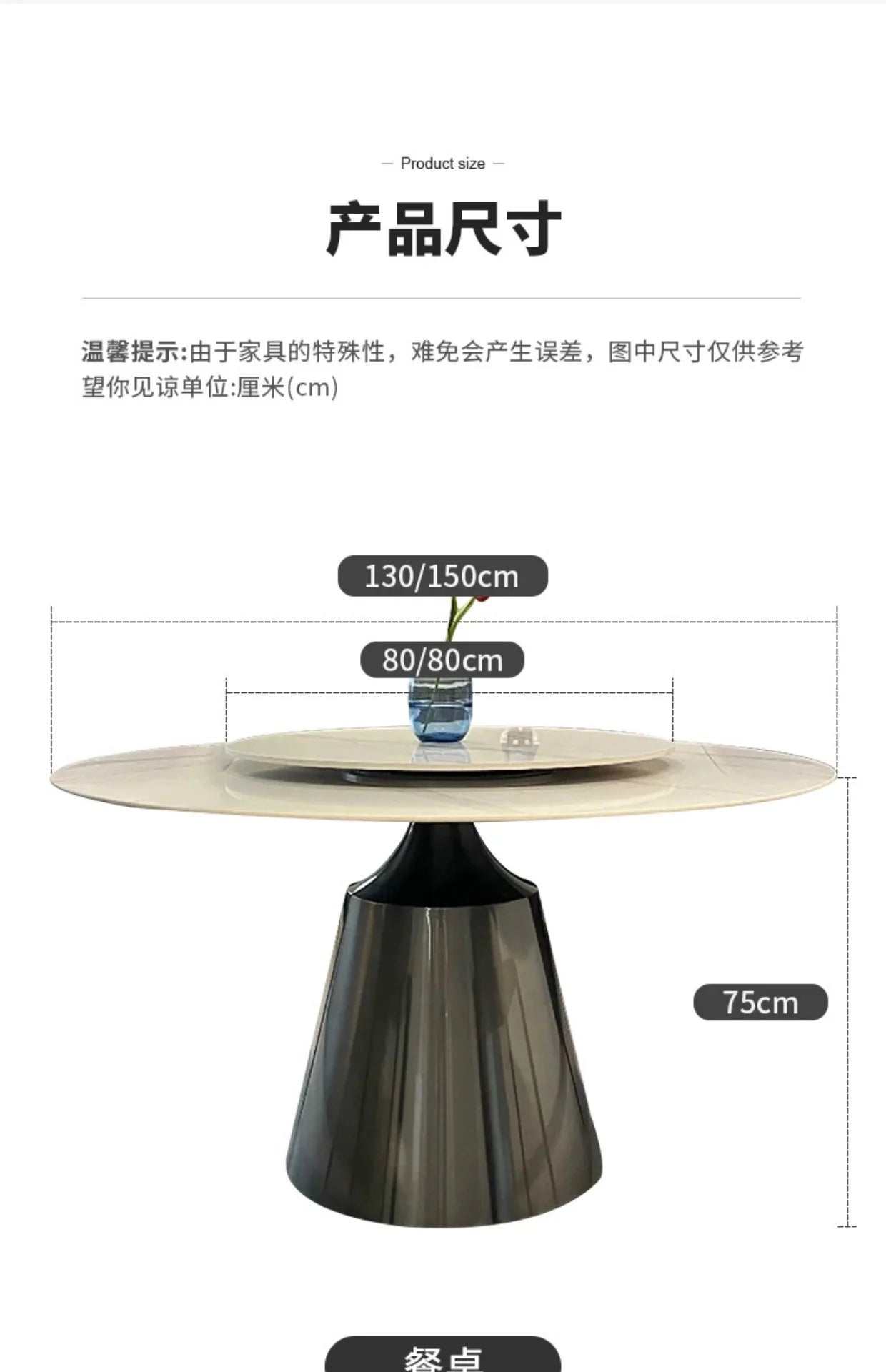 Luxury Slate Dining Tables Nordic Round Modern Metal Bedside Table Design Design Juegos De Comedor Kitchen Furniture HD50CZ