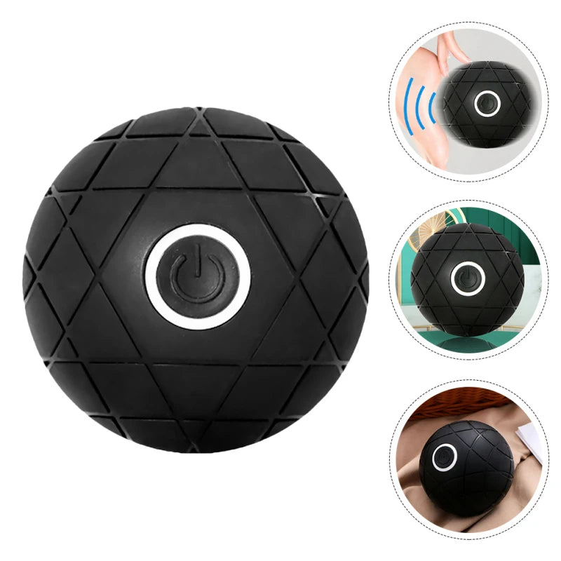 Electric Hemisphere Massage Ball Roller Rechargeable Sport Fascia Ball Fitness Yoga Ball Muscle Relax Body Leg Muscle