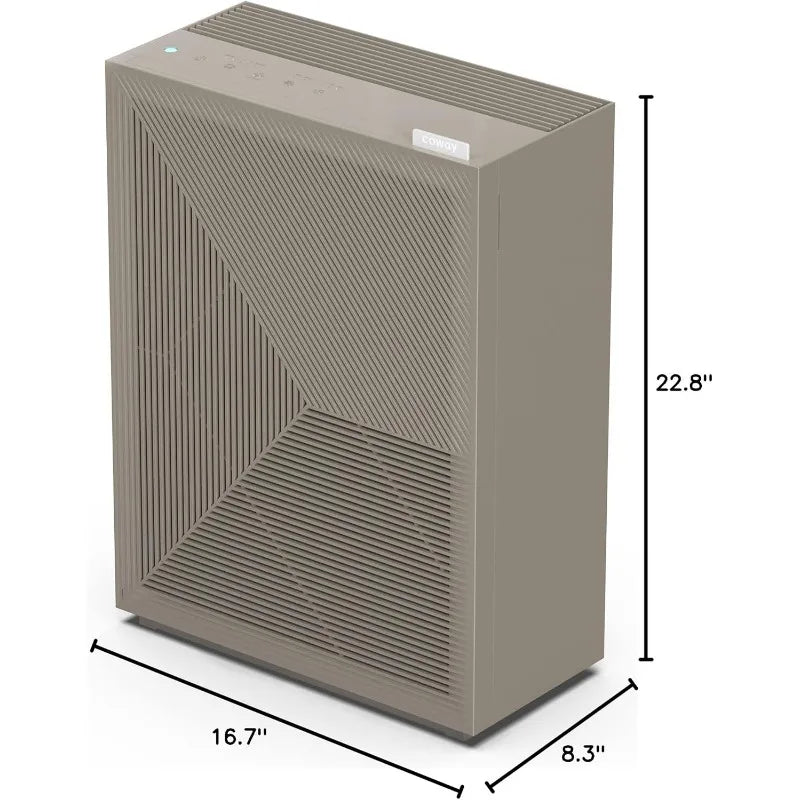 COWAY Air Purifiers for Home Bedroom   Washable Filter,   Air Purifier with Air Quality Monitor, Cleaning Appliances