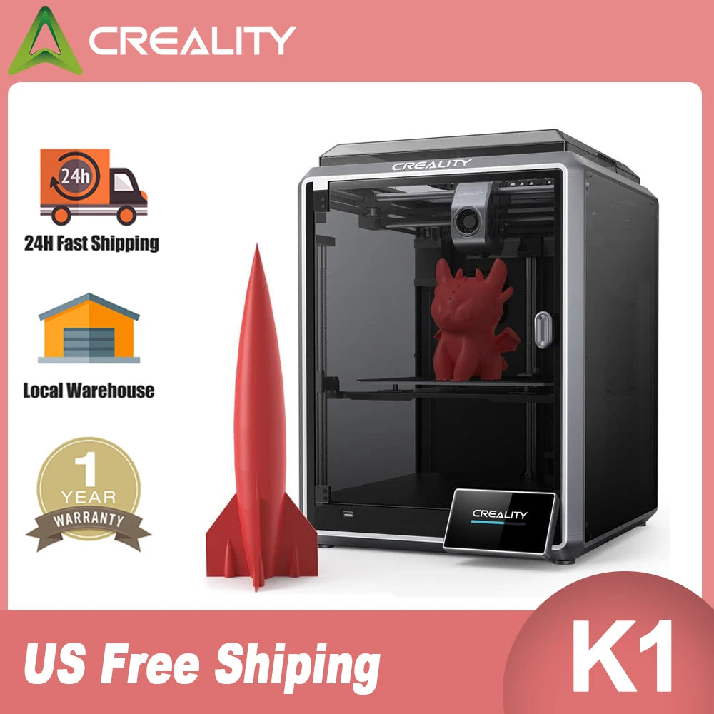 CREALITY K1 Speedy 3D Printer Print Speed 600mm/s Dual-gear Direct Extruder 3D Printer 220*220*250mm