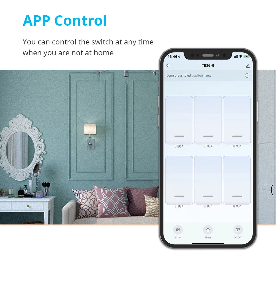 Zemismart Tuya Zigbee Smart 1 2 3 4 6 Gangs Light Switch Brazilian Wall Interrupter Alexa Google Home Smart Life App Control