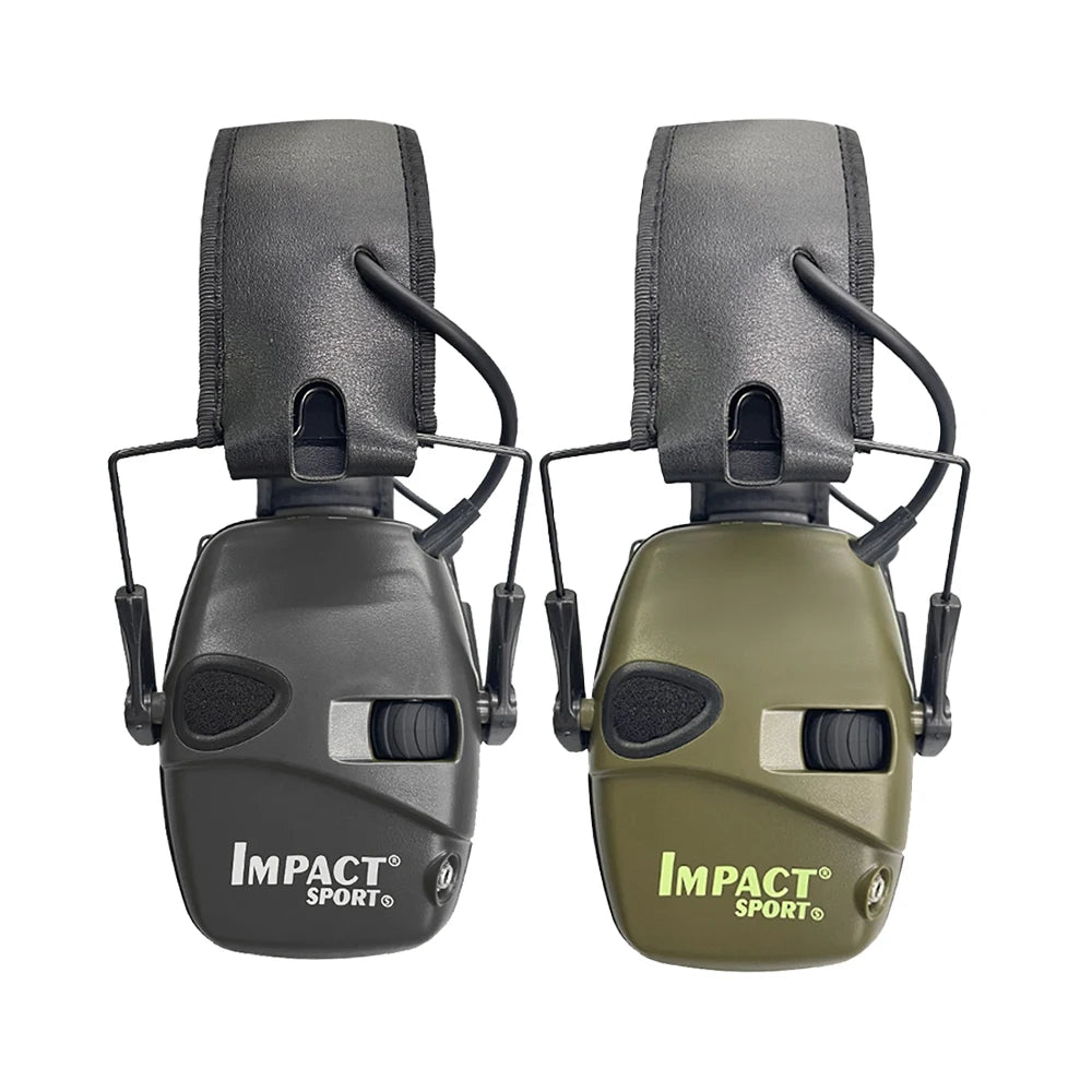 New Impact Sport Tactical Headset Shooting Hunting Ear protector  Headphones Sound Amplification Electronic Noise Damper