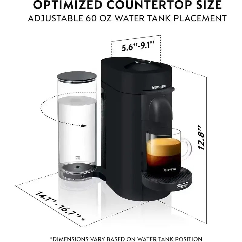 De'Longhi Nespresso Vertuo Deluxe Coffee and Espresso Machine Coffee Machine Kitchen Appliances Coffee Maker