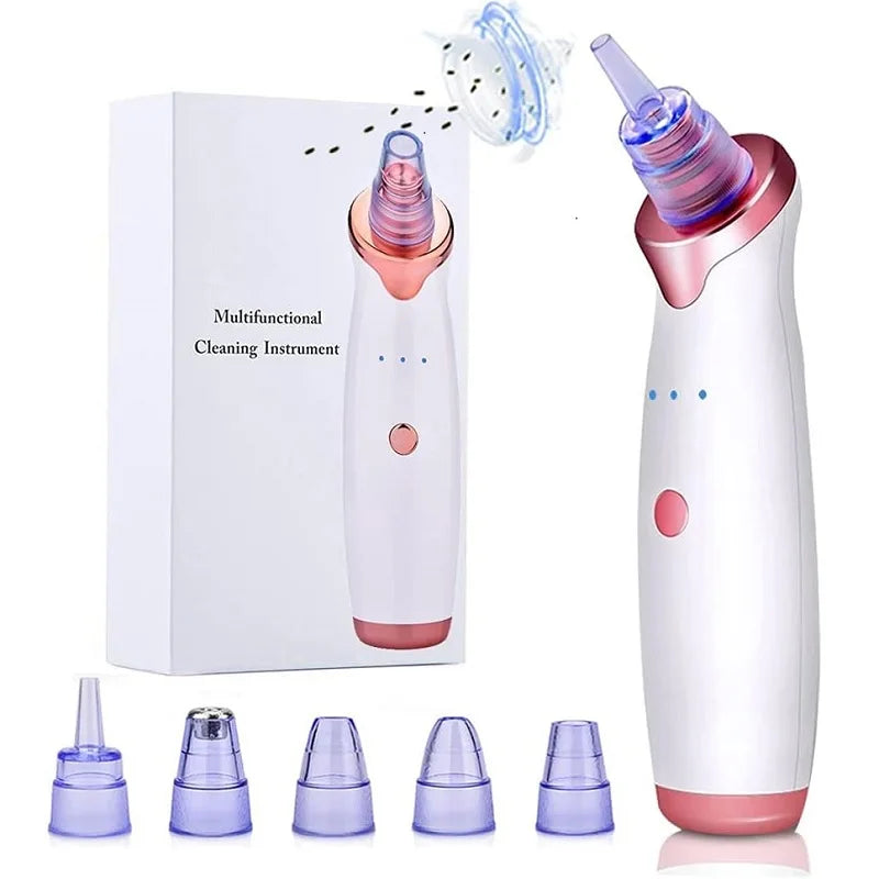 Blackhead Remover Vacuum Suction Pore Cleaner Acne Extractor Acne Comedone Whitehead Pimple Removal Spot Cleaner Skin Care Tool