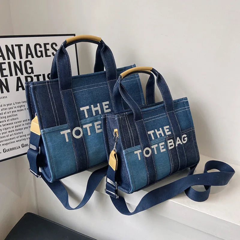 Women's Denim Tote Bag