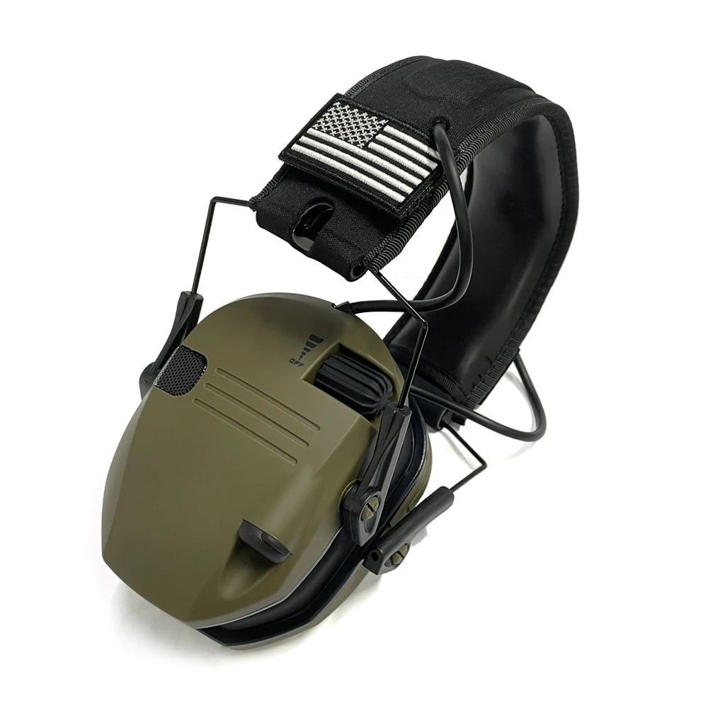 Tactical Electronic Shooting Earmuff Anti-noise Headphone Sound Amplification Hearing Protection Headset Foldable