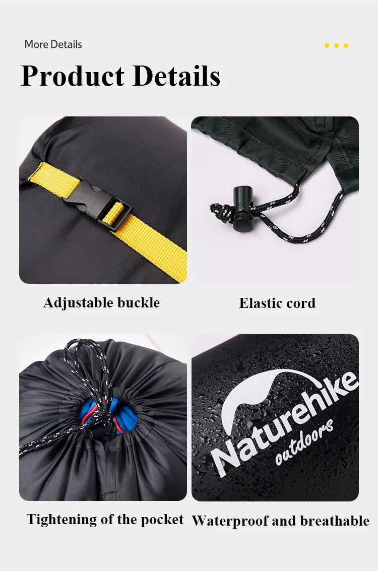 Naturehike Compression Bag for Sleeping Bag Waterproof Compression Sack 300D Oxford Sleeping Bag Storage Bag NH19PJ020