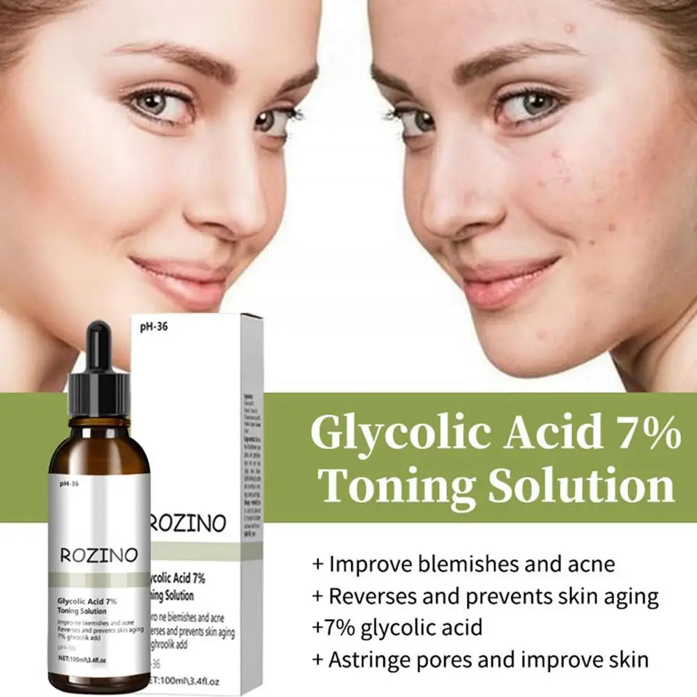 Glycolic Acid Facial Toner Glycolic Acid Essence 100ml Deep Moisturizing Essence For Pore-reducing Skin Tone Brightening 100ml