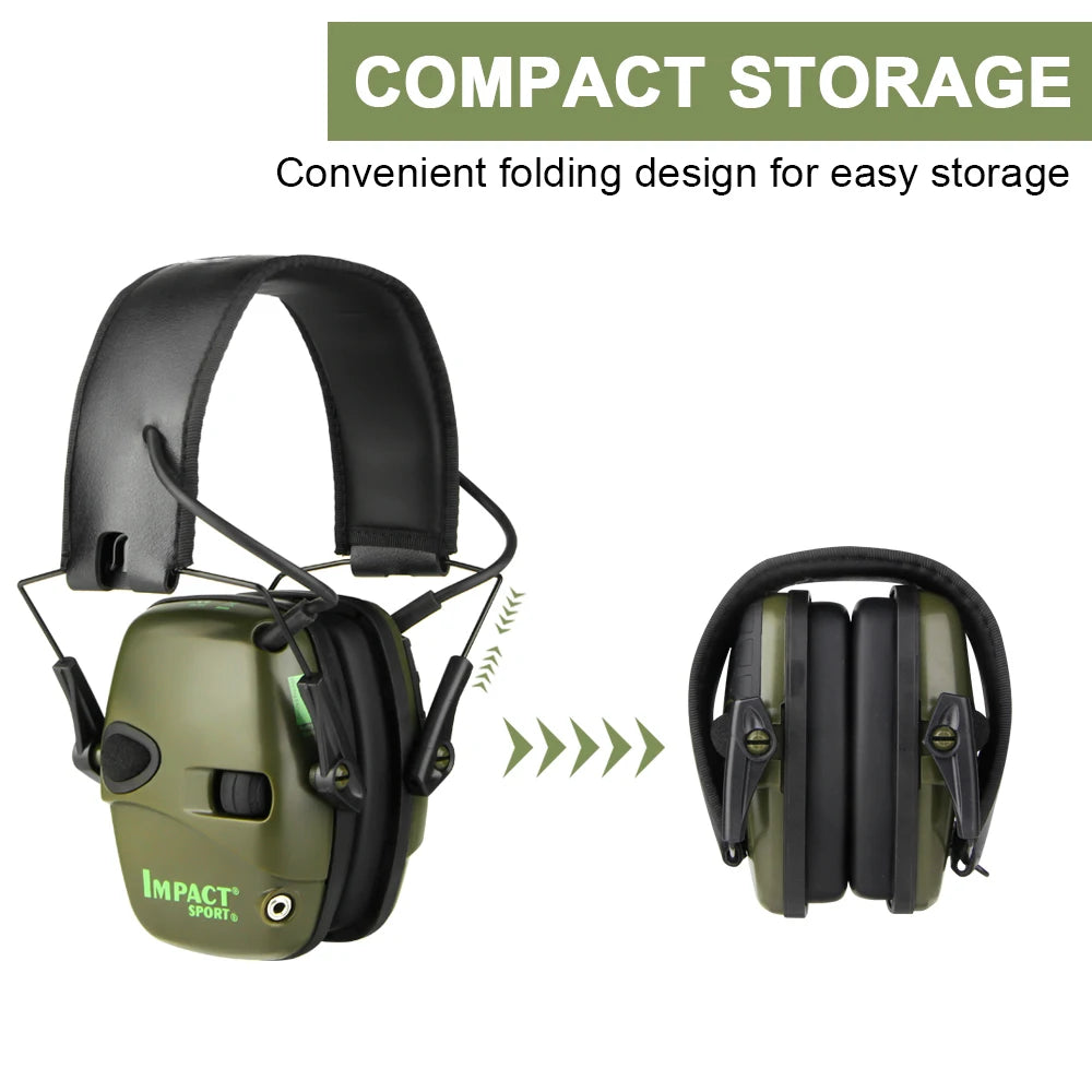 Electronic Shooting Earmuff Impact Sport Anti-noise Ear Protector Sound Amplification Tactical Hear Protective Headset 1/4/5pcs